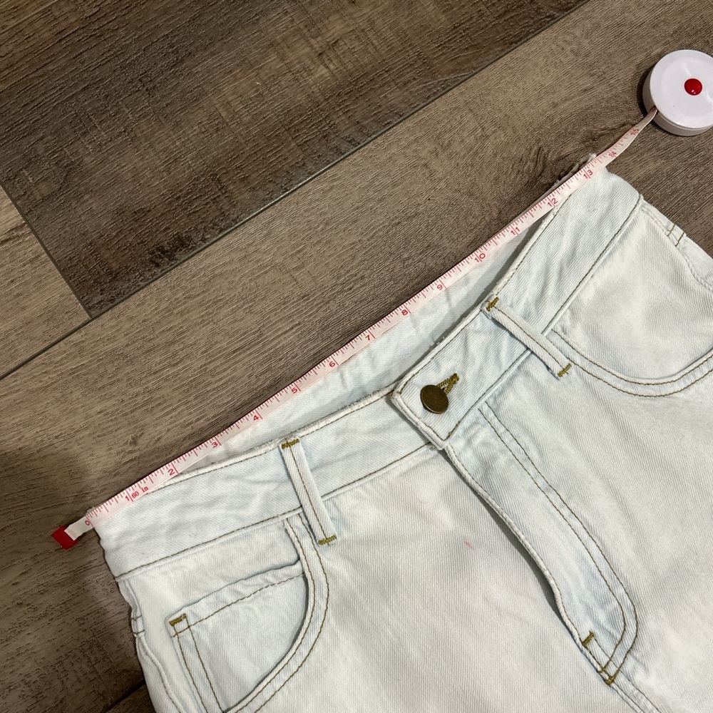 Enza Costa slouchy straight leg jeans in bleach - Picture 7 of 8